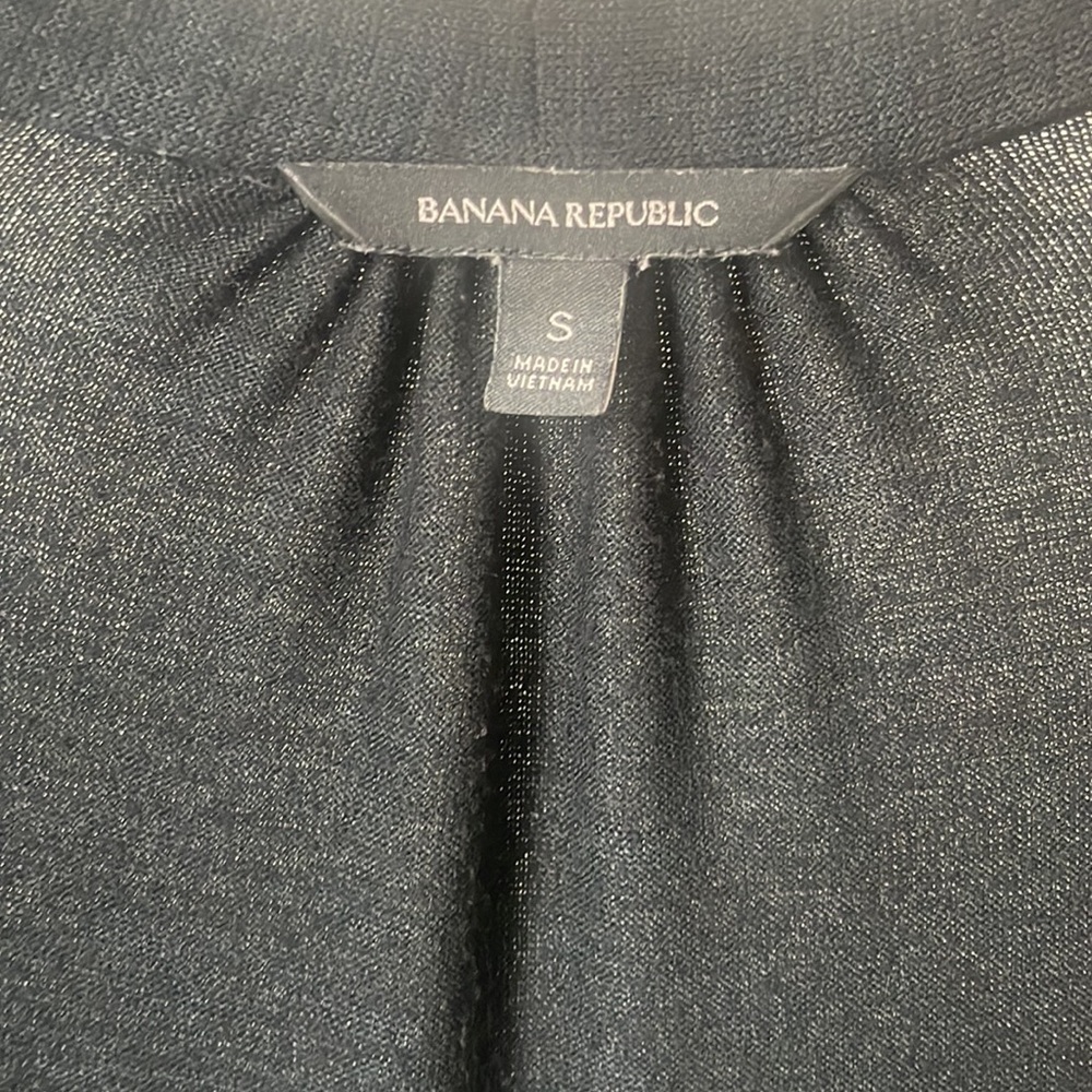 Banana Republic Woman’s Small Black Long Sleeve Cardigan - Picture 2 of 8